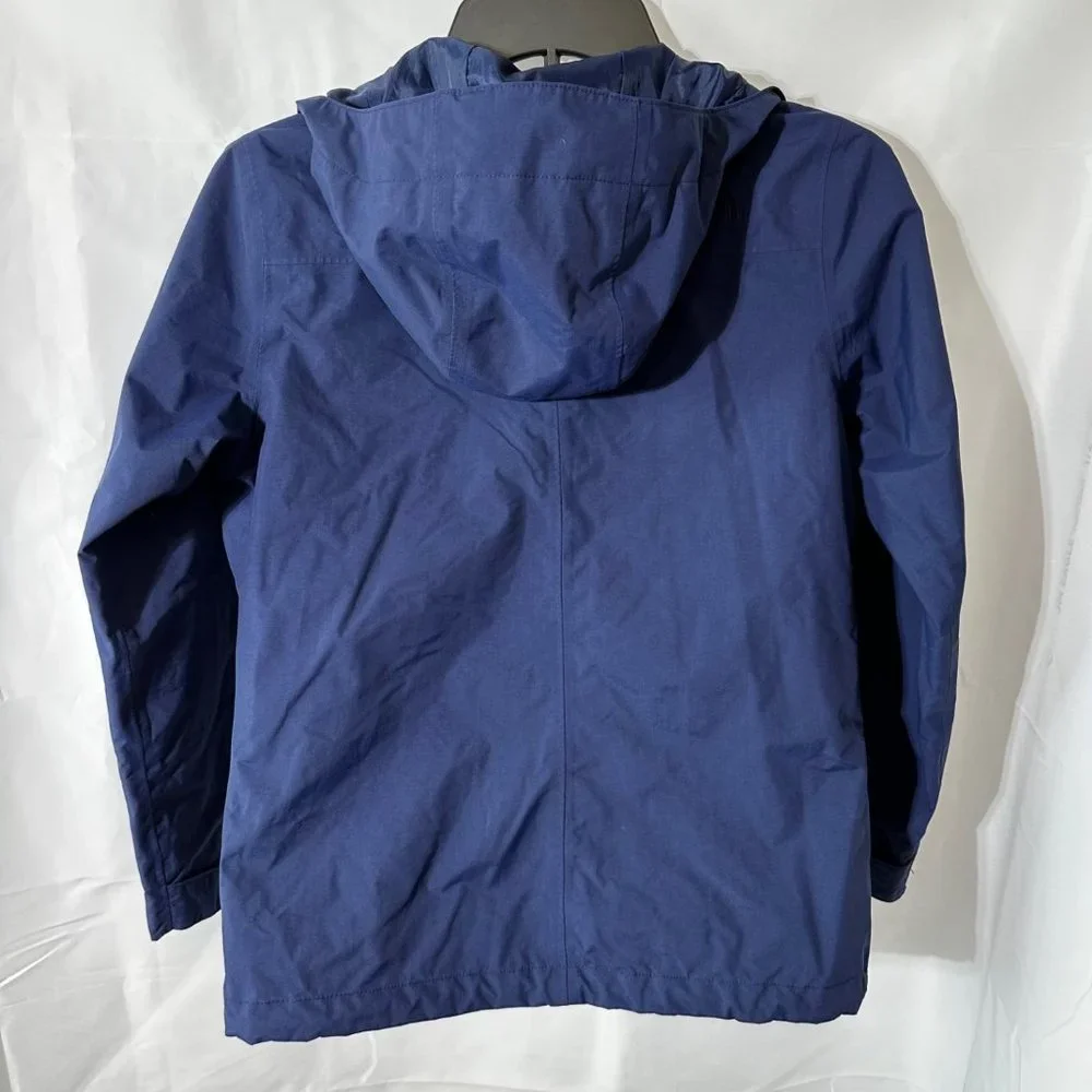 The North Face Blue Nylon Rainjacket Girls M 10 12
